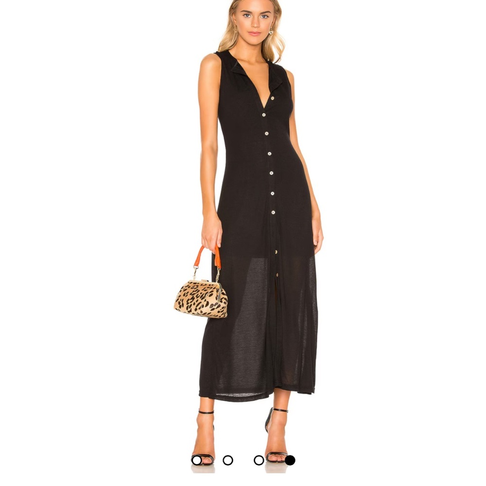 NWOT Knit Button-down Sleeveless Maxi Sundress